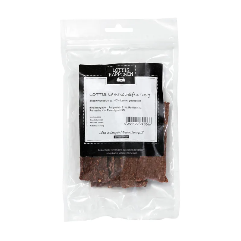 Mega-Angebot LOTTIS HÄPPCHEN Lammstreifen 100 g